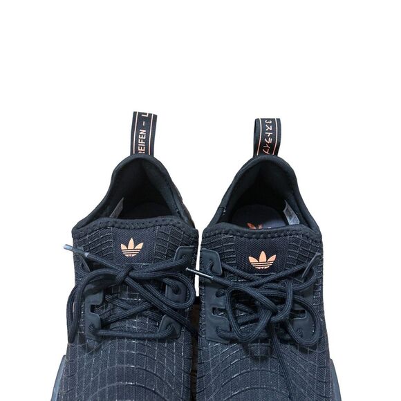 Adidas NMD R1 Web Boost Men's Originals  Sneakers Triple Black Shoes Size 7.5 - Picture 3 of 16